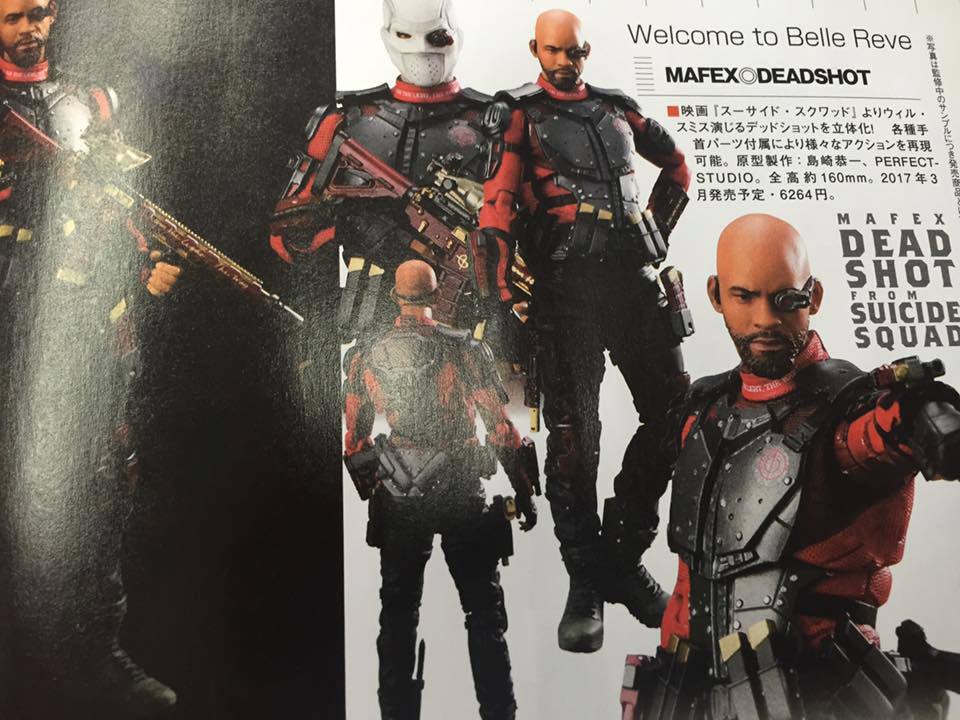 Mafex Deadshot figure from Suicide Squad