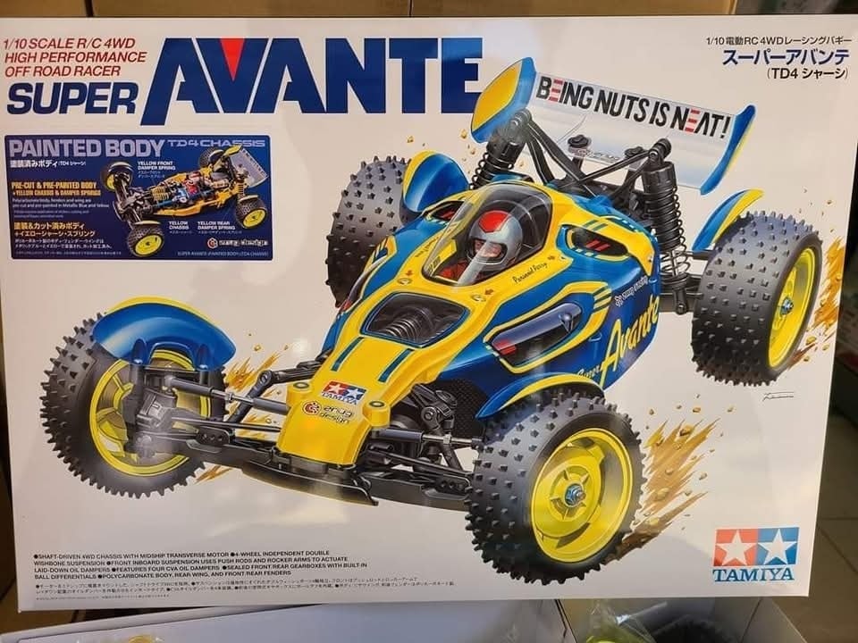 スーパーアバンテ タミヤ レーシングバギー 1/10RC TD4