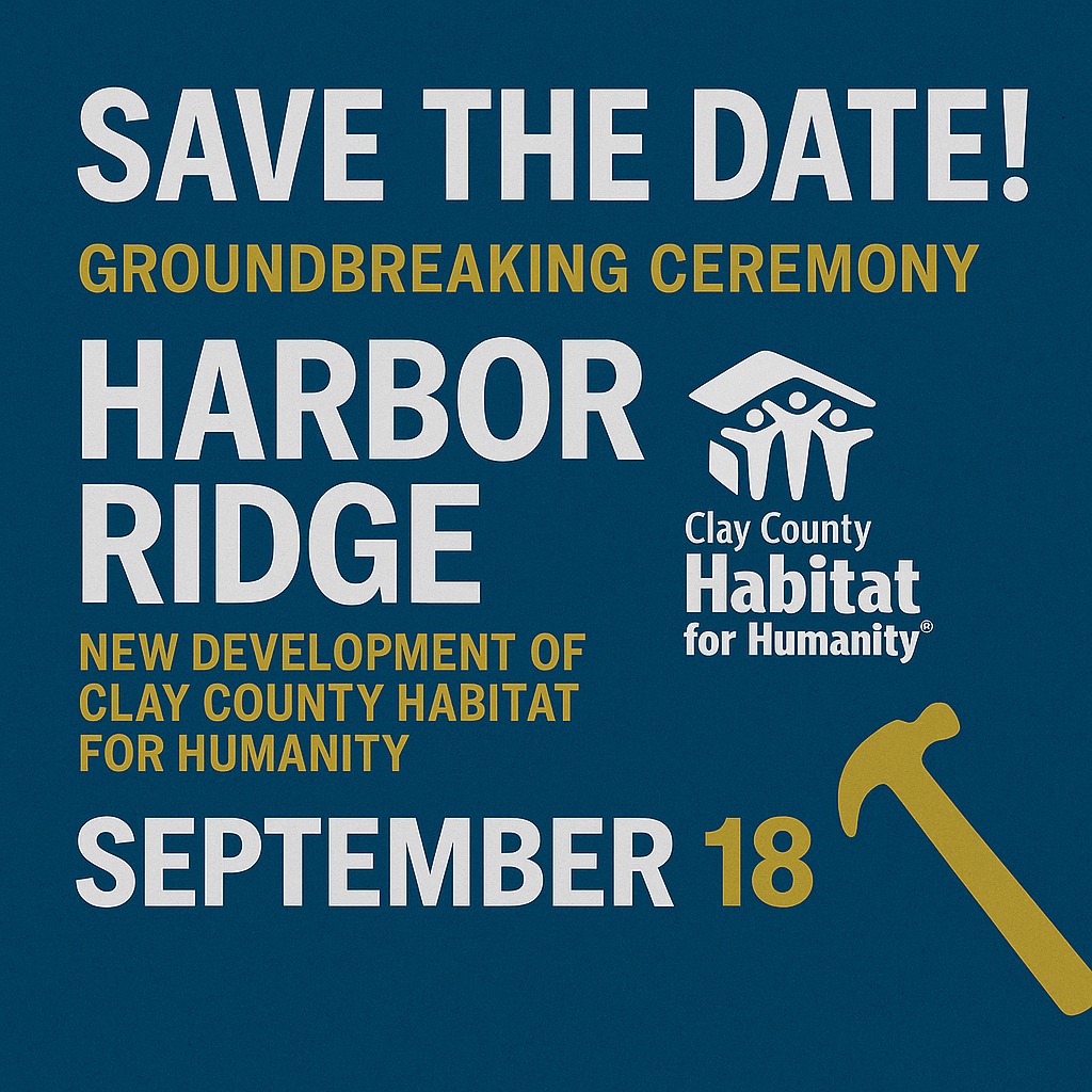 📢 SAVE THE DATE! 🏡 We are thrilled... - Clay County Habitat | Facebook