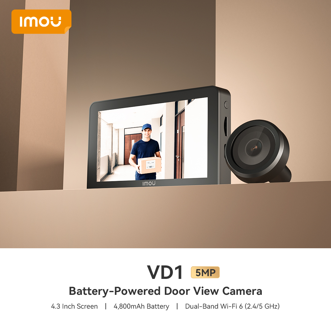 Imou Global - Meet the Imou VD1 👀🔋 A 5MP battery-powered... | Facebook