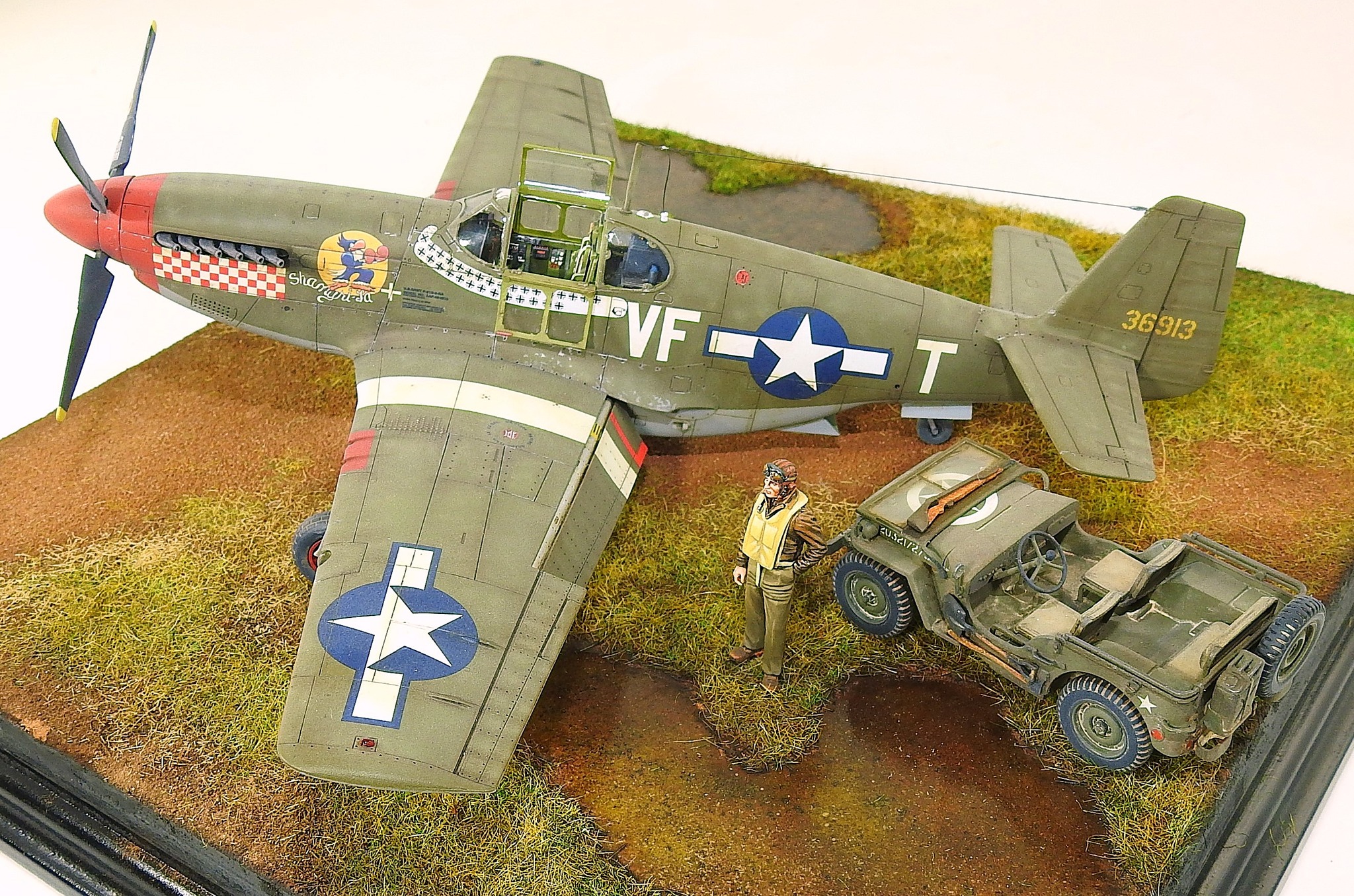 Kit Modèle Réduit Tamiya 61042 - Avion North American P-51B Mustang 1:48 - Neuf