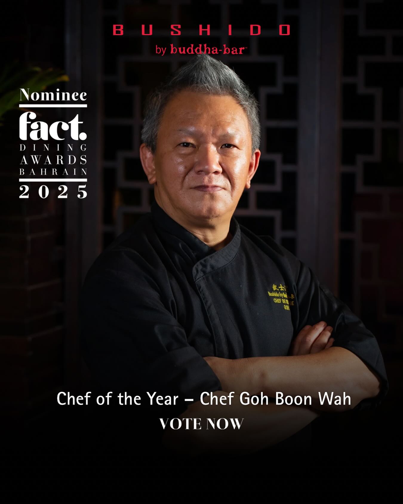 Bushido - We are thrilled and proud to share that our very own Chef Goh ...