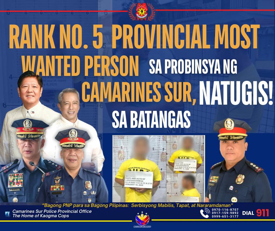 Camarines - Rank 5 Provl Most Wanted Person sa Cam Sur Natugis sa ...