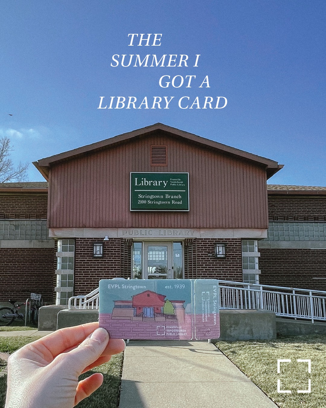 The summer I got... - Evansville Vanderburgh Public Library | Facebook