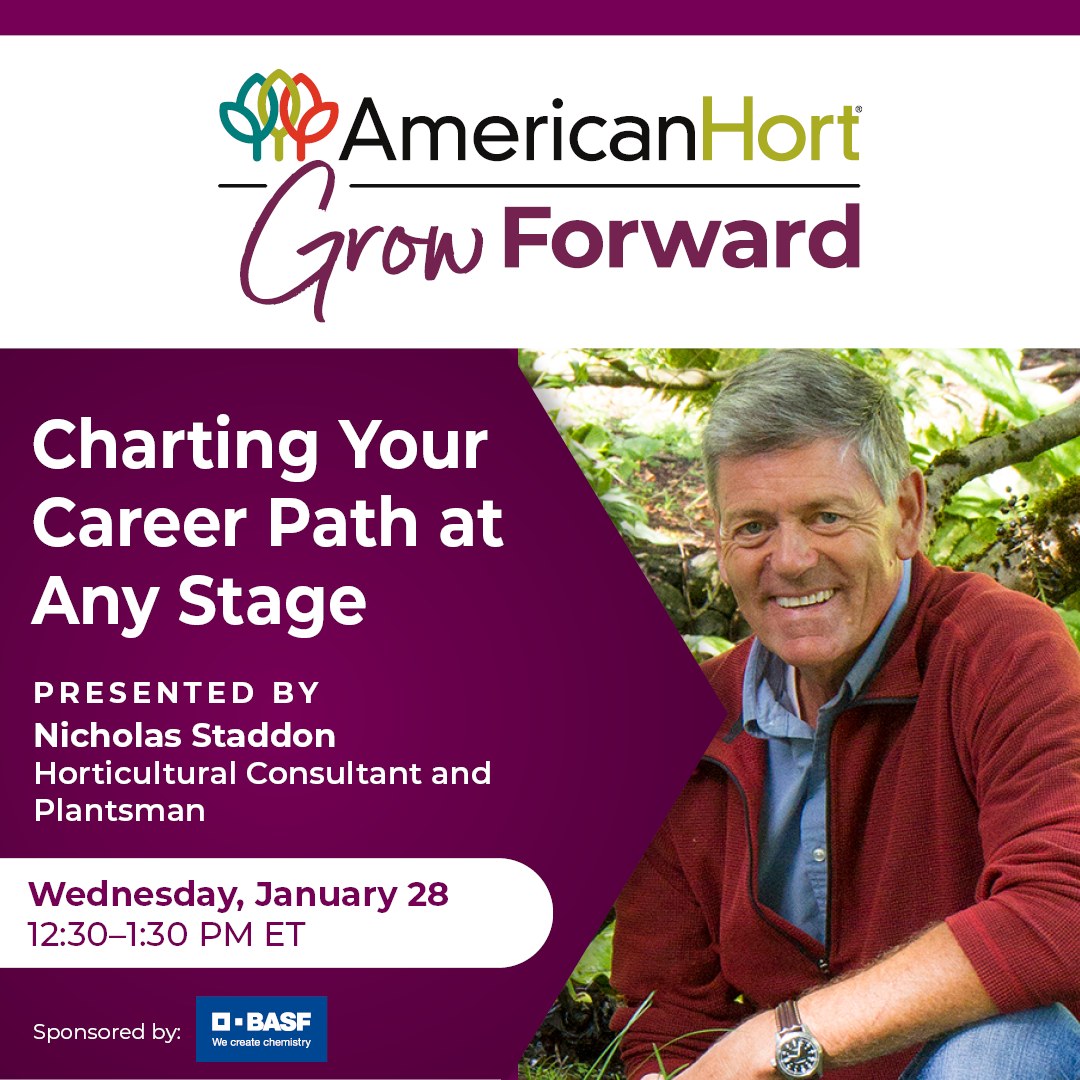 AmericanHort - The first Grow Forward webinar of 2026 is... | Facebook
