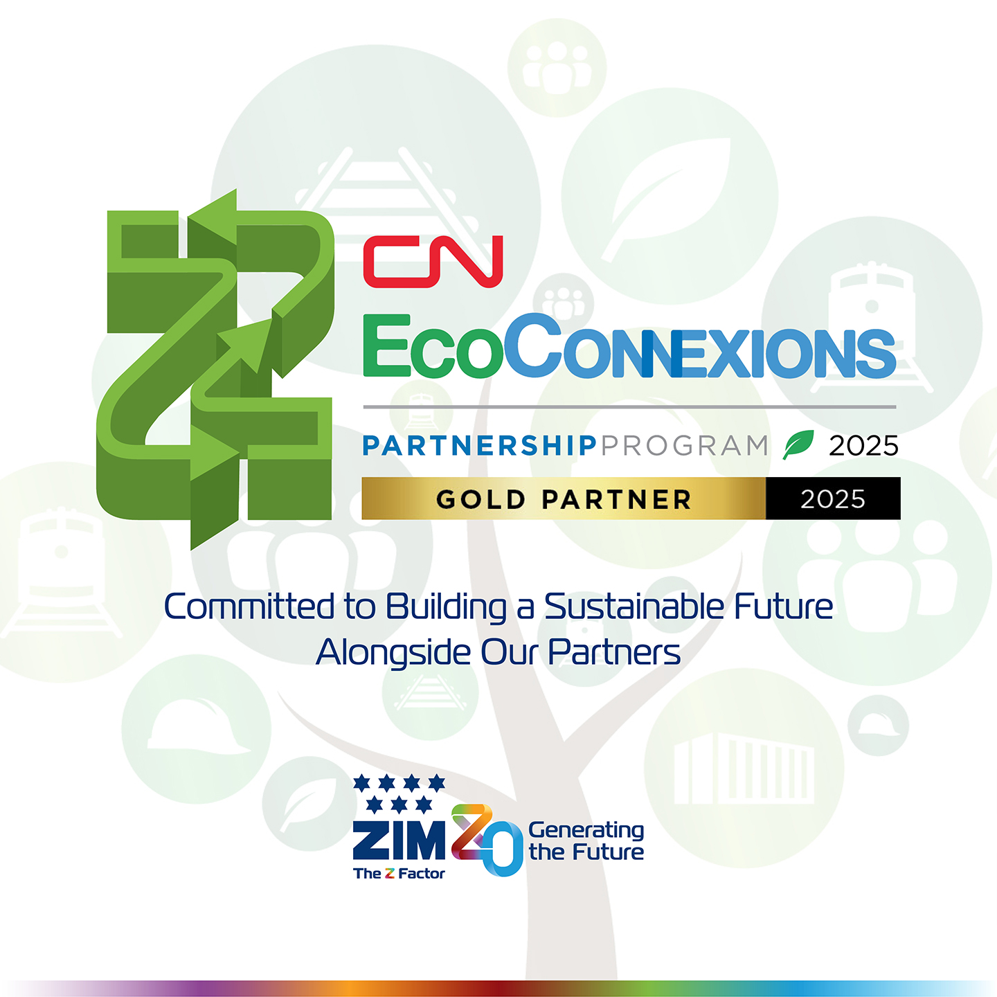ZIM - Turning green into Gold! We’re proud to be recognized as a Gold ...