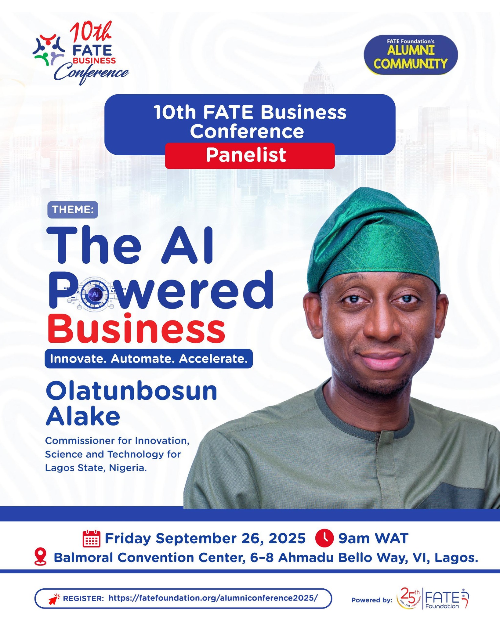 FATE - Meet Our Panelist for the 10th FATE Business Conference 2025 We ...
