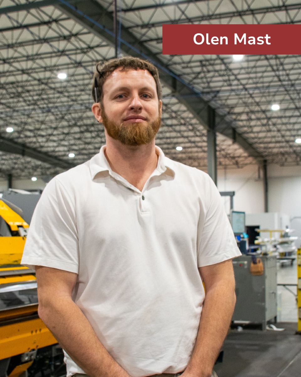 Premier - Meet the team! 🛠️ Olen works in production at our Sugarcreek ...