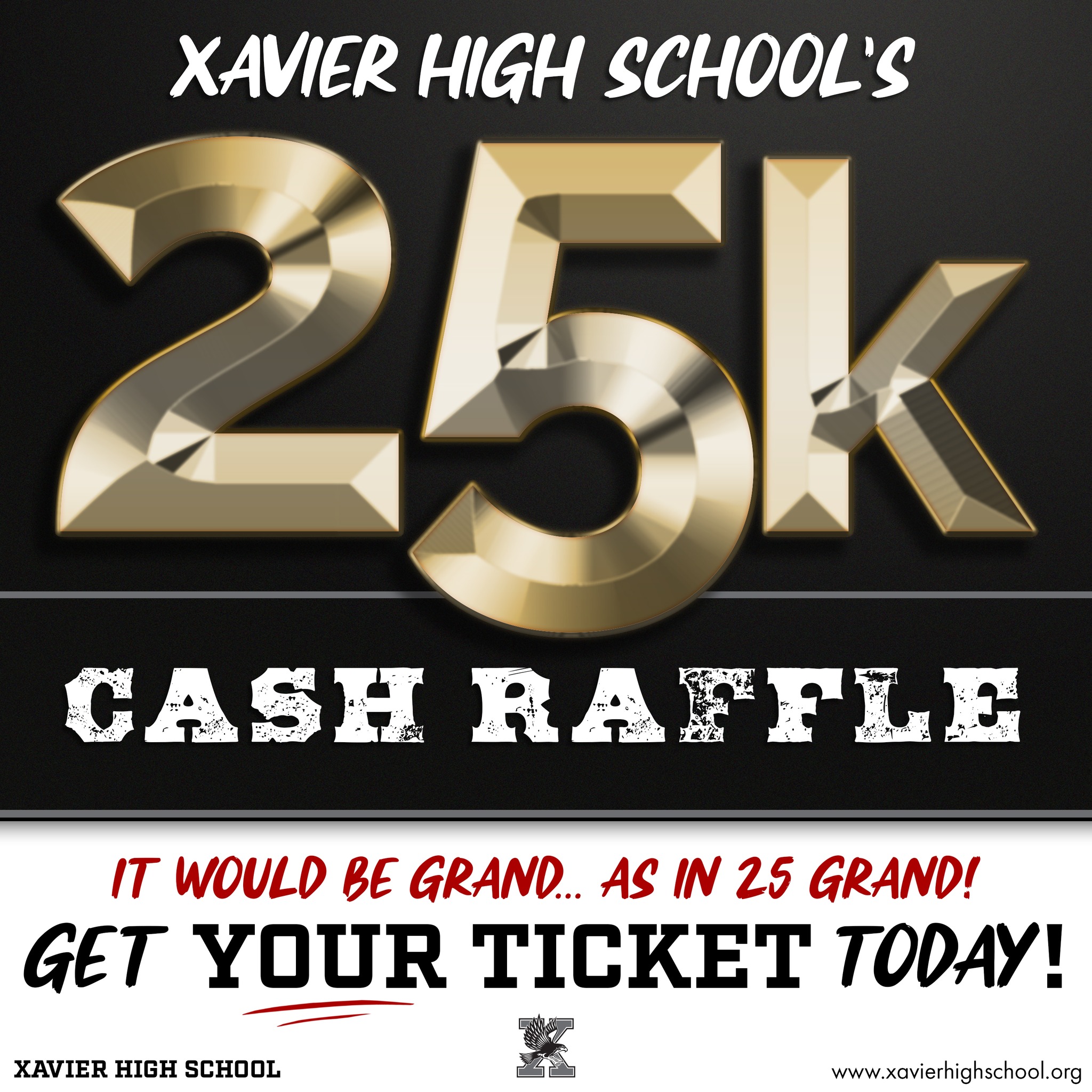 Xavier - 💰 WIN BIG with Xavier’s 25K Cash Raffle! 💰 It would be grand ...