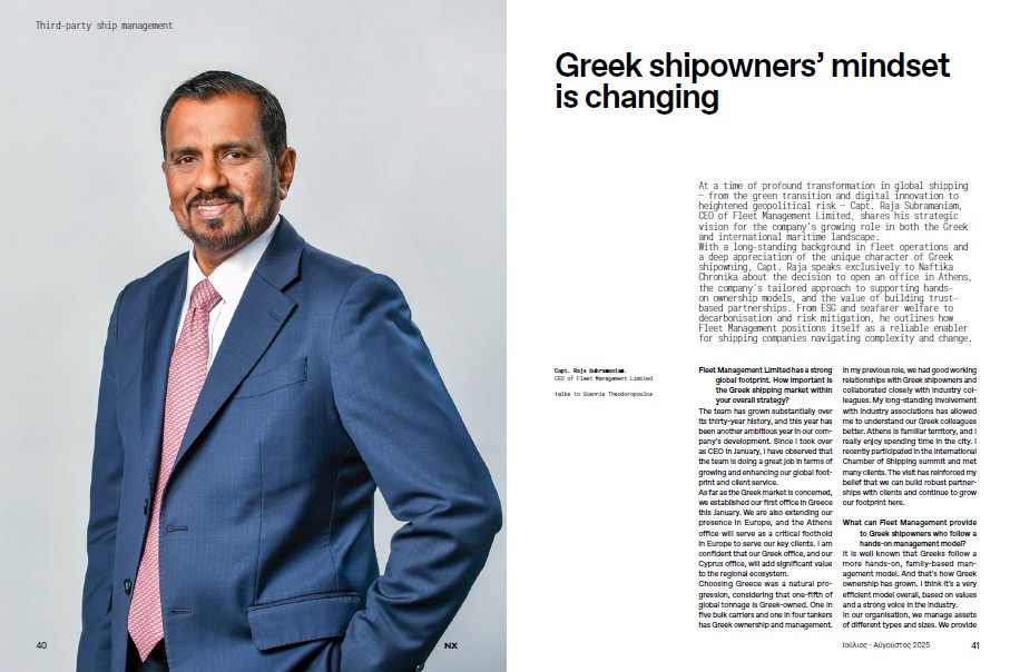 Fleet - In conversation with Naftika Chronika, Fleet Management CEO ...