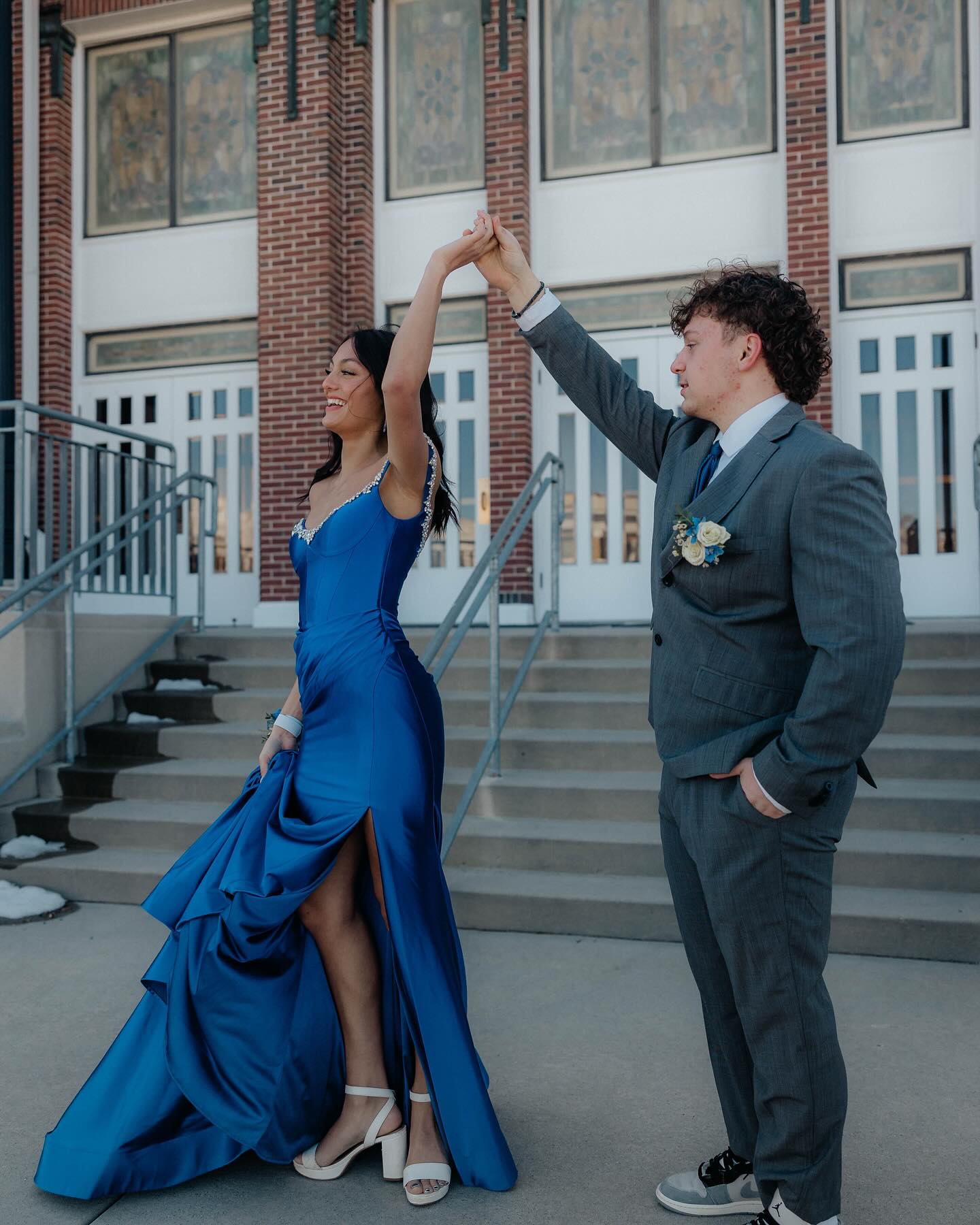 prom dress drop waist Off Shoulder Sage Maxi Homecoming Dress With Str FB Live Week 9/26 Color:15 Alex Evenings Embroidered Tulle