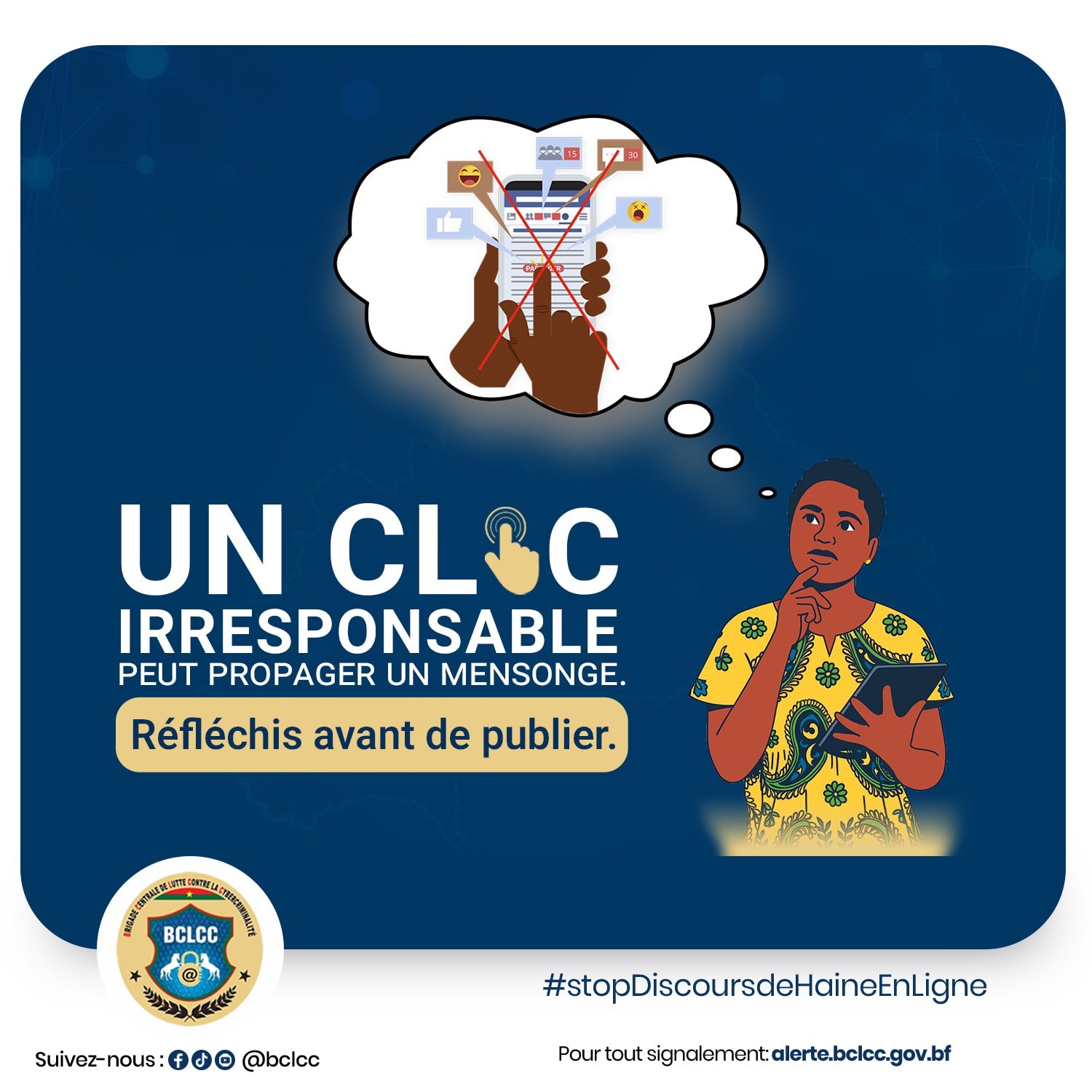 Brigade Centrale de Lutte Contre la Cybercriminalité - BCLCC | Ouagadougou