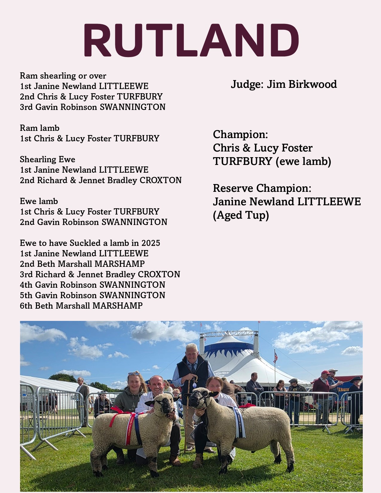 Turfbury - Today saw us show at Woodhall Country Show taking a 3rd and ...