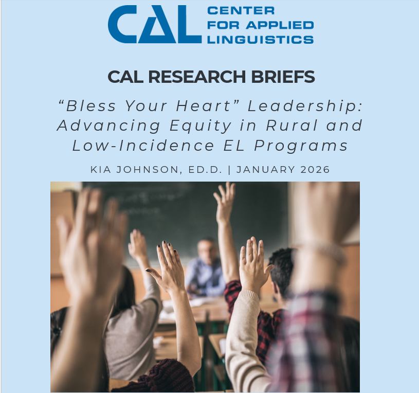 NEW & UPDATED for 2026!... - Center for Applied Linguistics | Facebook