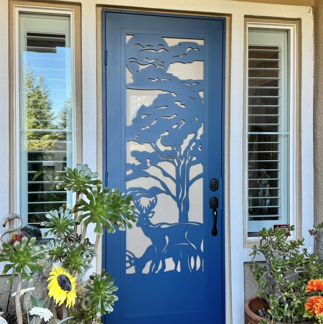 Steve's Mobile Security Doors - Viewguard Security Door: White | Facebook