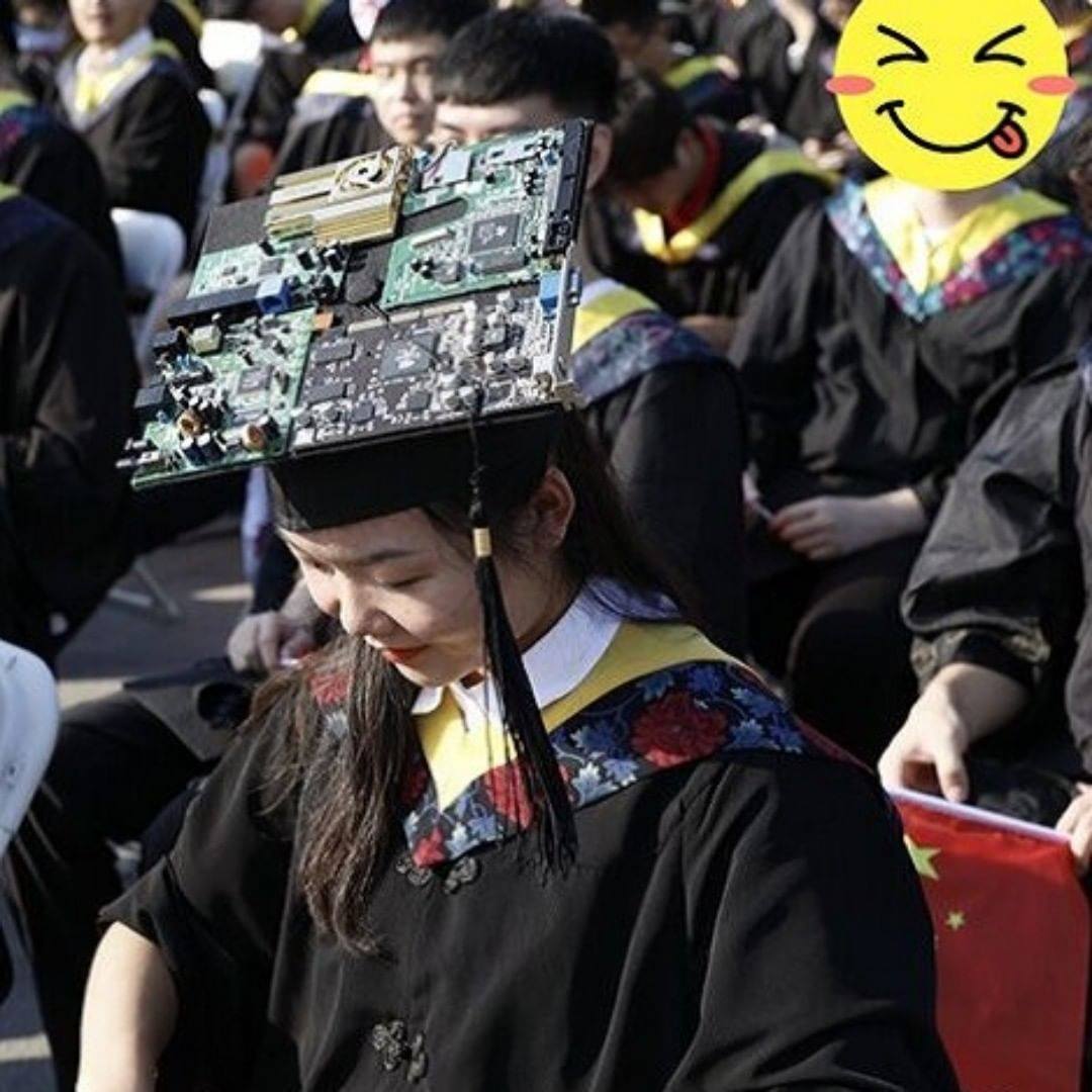 PCBDaddy - A square academic cap made with PCB by a...