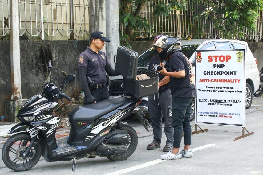 MotoPinas - Police Anti-criminality check point 👉... | Facebook