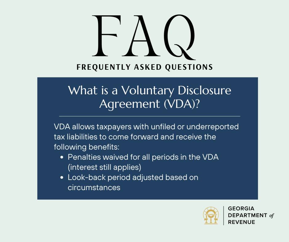 Georgia - Discover how the VDA program can benefit you. https://dor ...