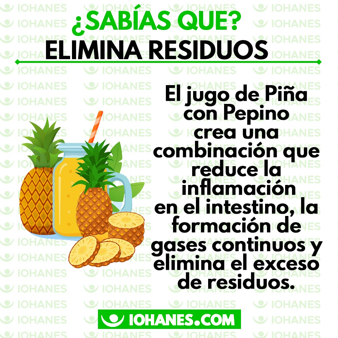 Baja - 🍍🥒 ¿Sabías que…? 💧 El jugo de piña con pepino ayuda a eliminar ...