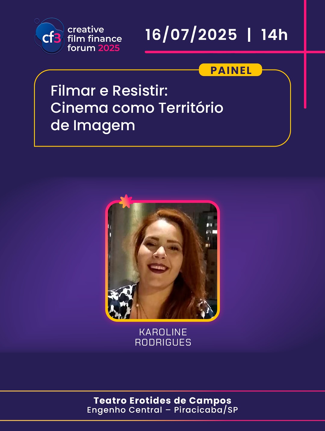 🎬 Painel “Filmar e Resistir:... - Creative Film Finance Forum | Facebook
