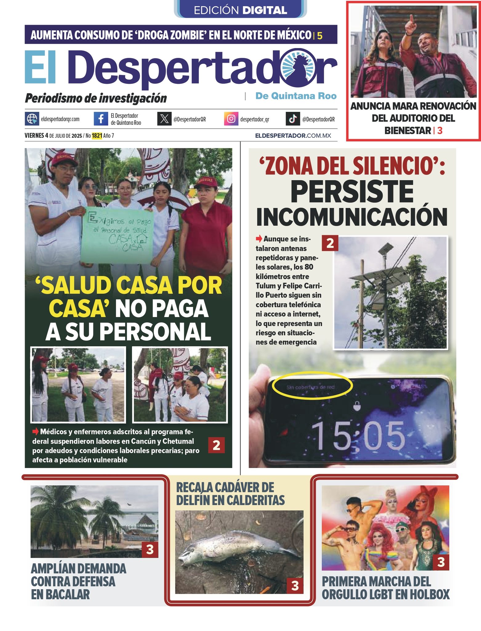 El - Hoy #EnlaPortada de El Despertador de Quintana Roo 📱🖥 👉 Lea el ...