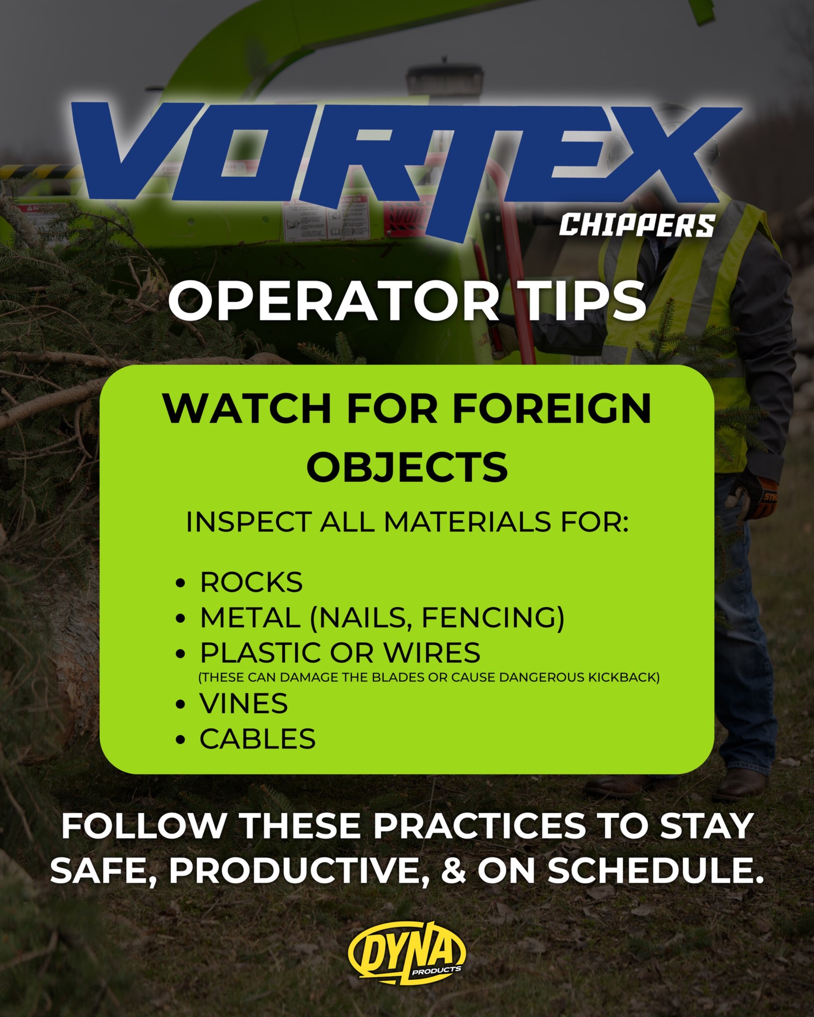 DYNA - Your crew’s time and safety matter. Operator awareness is the ...