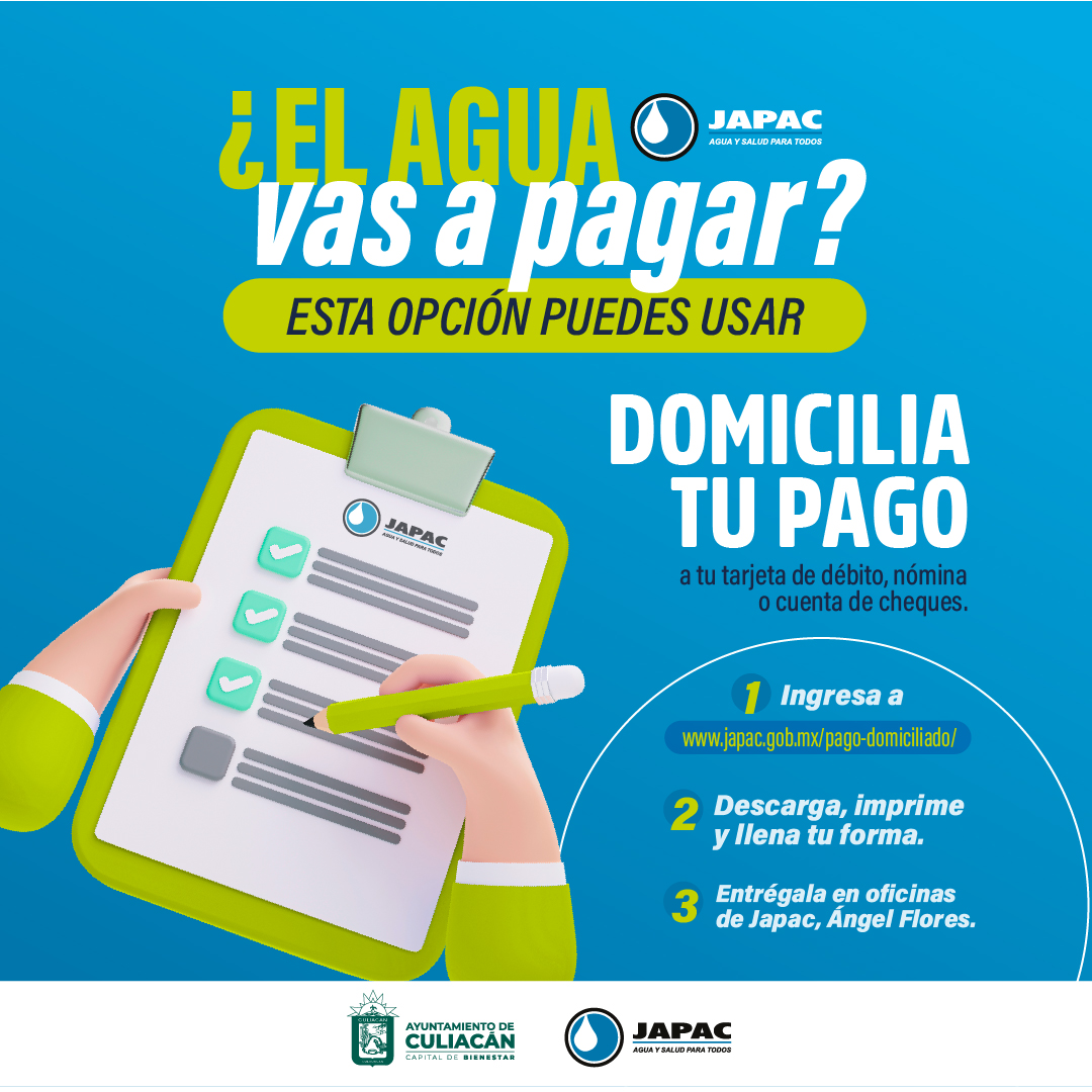 JAPAC Culiacán - 💧 ¿Conoces nuestras formas de pago? En... | Facebook