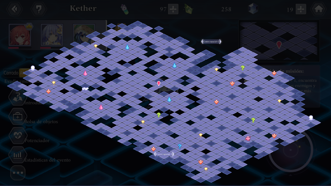 Mapa de la Región de KETHER,... - Date a Live Gamers