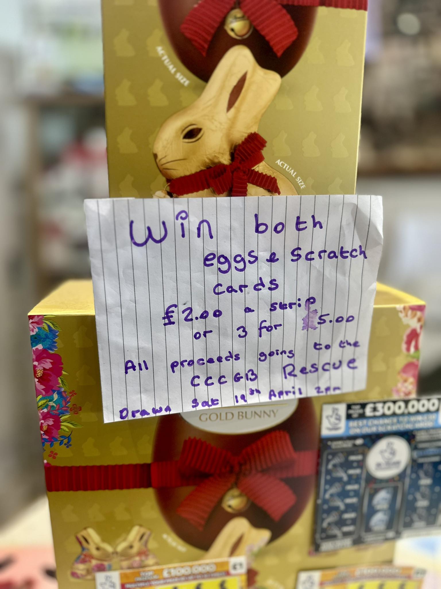 🎟️ 🐰 💐 𝐄𝐀𝐒𝐓𝐄𝐑 𝐑𝐀𝐅𝐅𝐋𝐄 -- 𝐓𝐖𝐎 𝐖𝐄𝐄𝐊𝐒 𝐓𝐎... - Purdy's Pet Shop | Facebook