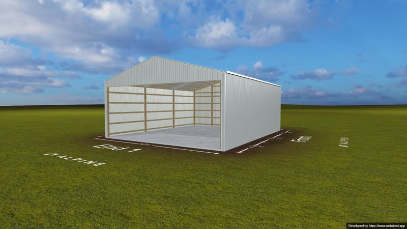 Alpine - $1.00 RESERVE‼️ This 12.0 x 14.4m long clearspan gable kitset ...