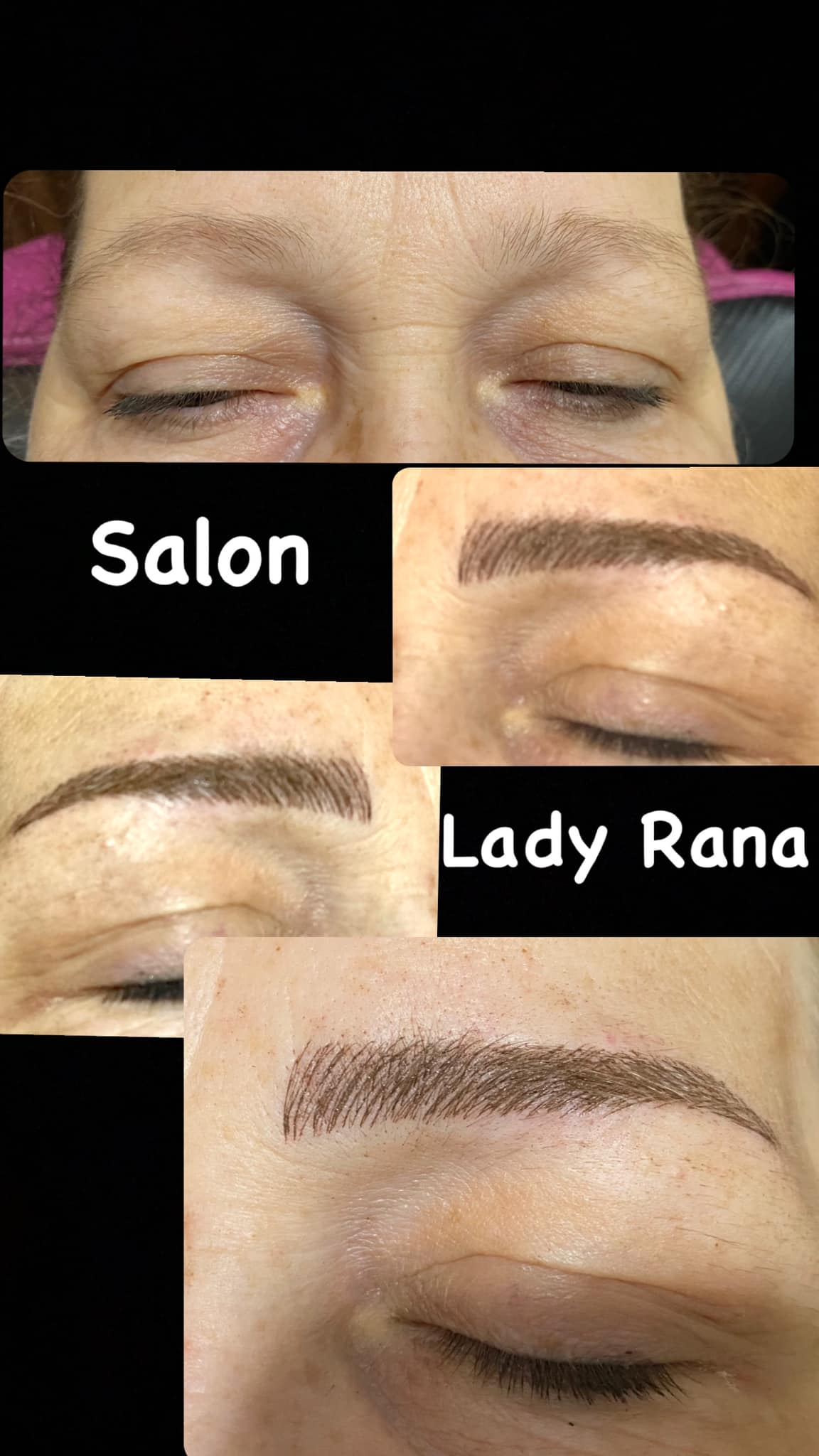Salon Lady Rana - تقنية تصحيح عيوب الحواجب (... | Facebook