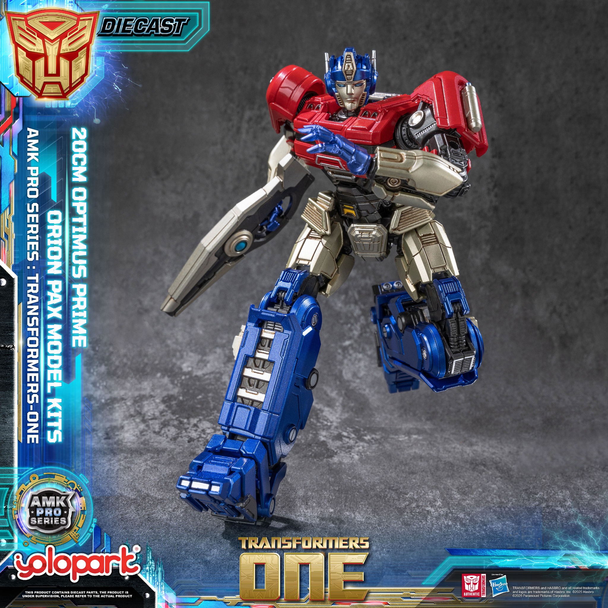 Transformers Le Commencement : Mega Changer Optimus Prime (Orion Pax) - Figurine Convertible Robot Et Camion Cybertronien