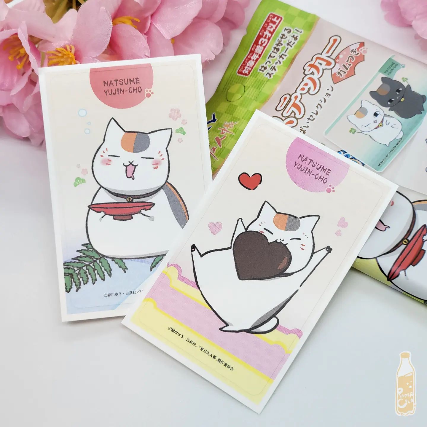 Paper Cola - 🌸 Natsume Yuujinchou Nyanko Sensei stickers!!...