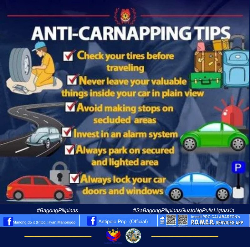 Antipolo - ANTI-CARNAPPING TIPS # ...