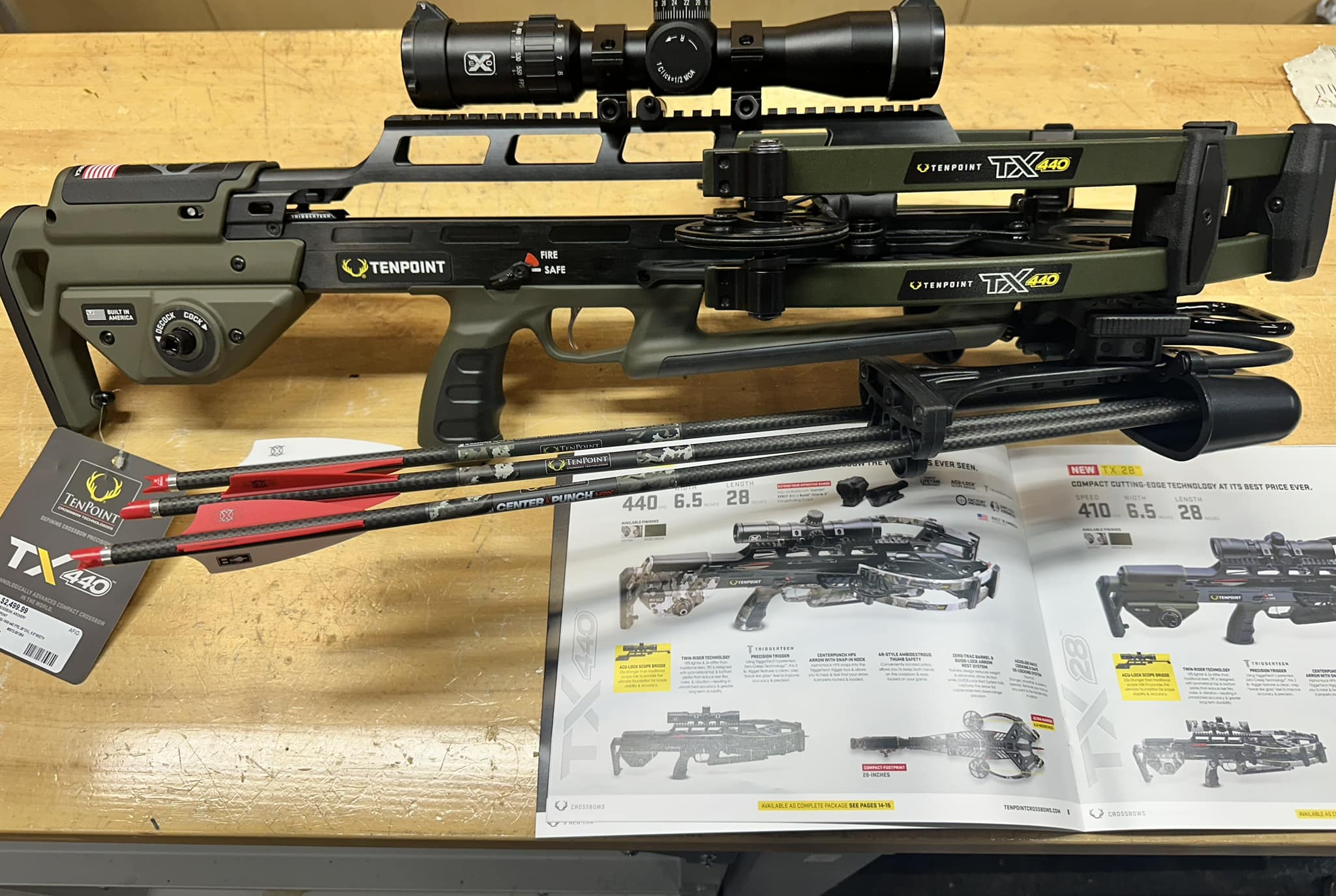 Shooters - The 2025 TenPoint Crossbow Technologies TX440 is all set up ...
