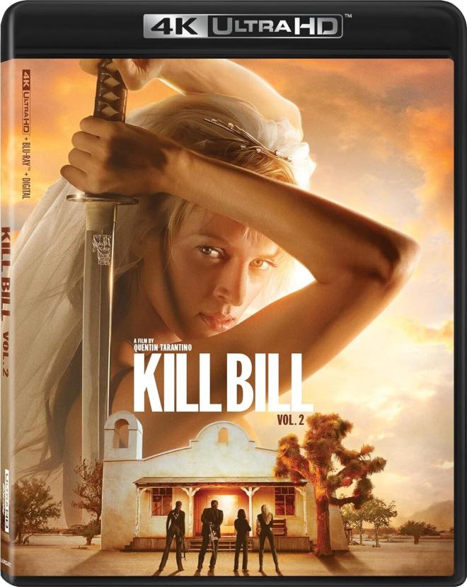 Kill Bill Vol. 1 & Vol. 2 4K Blu-ray packshots