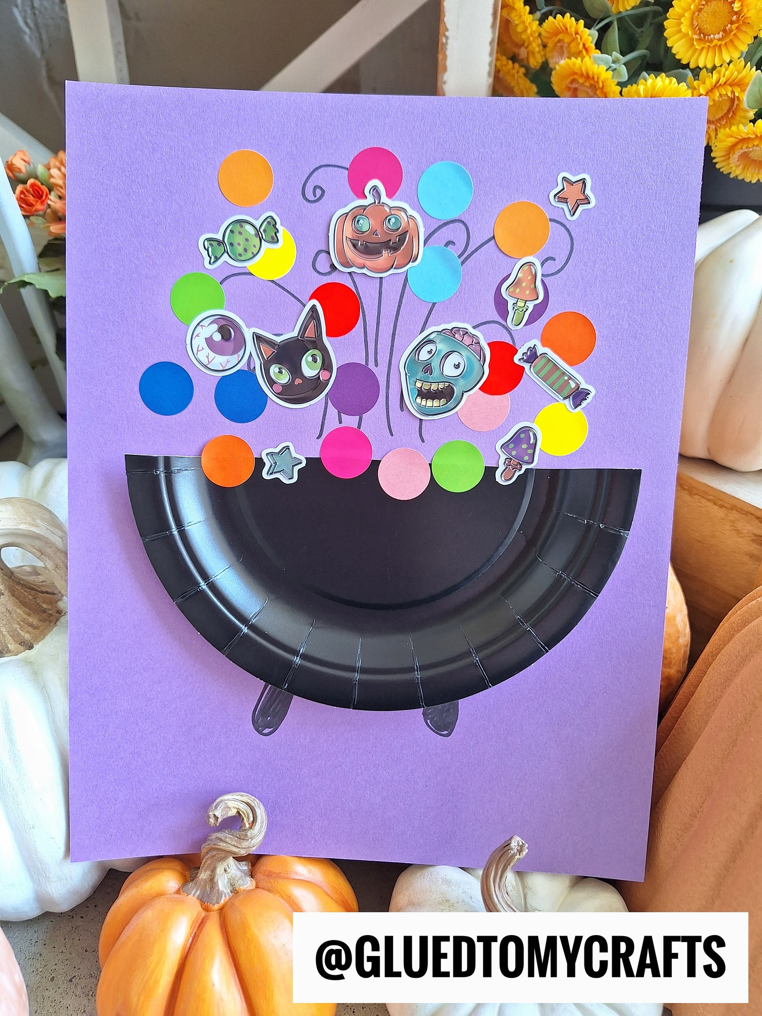 Paper Plate Bubbling Cauldron Craft... - Glued to My Crafts | Facebook