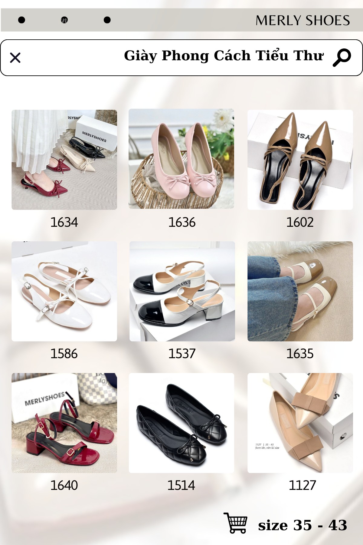 Giày - #HOT Giày Phong Cách Tiểu Thư 𝐒𝐢𝐳𝐞 𝟑𝟓-𝟒𝟑🔥 => Giảm 5-20% KHTV ...