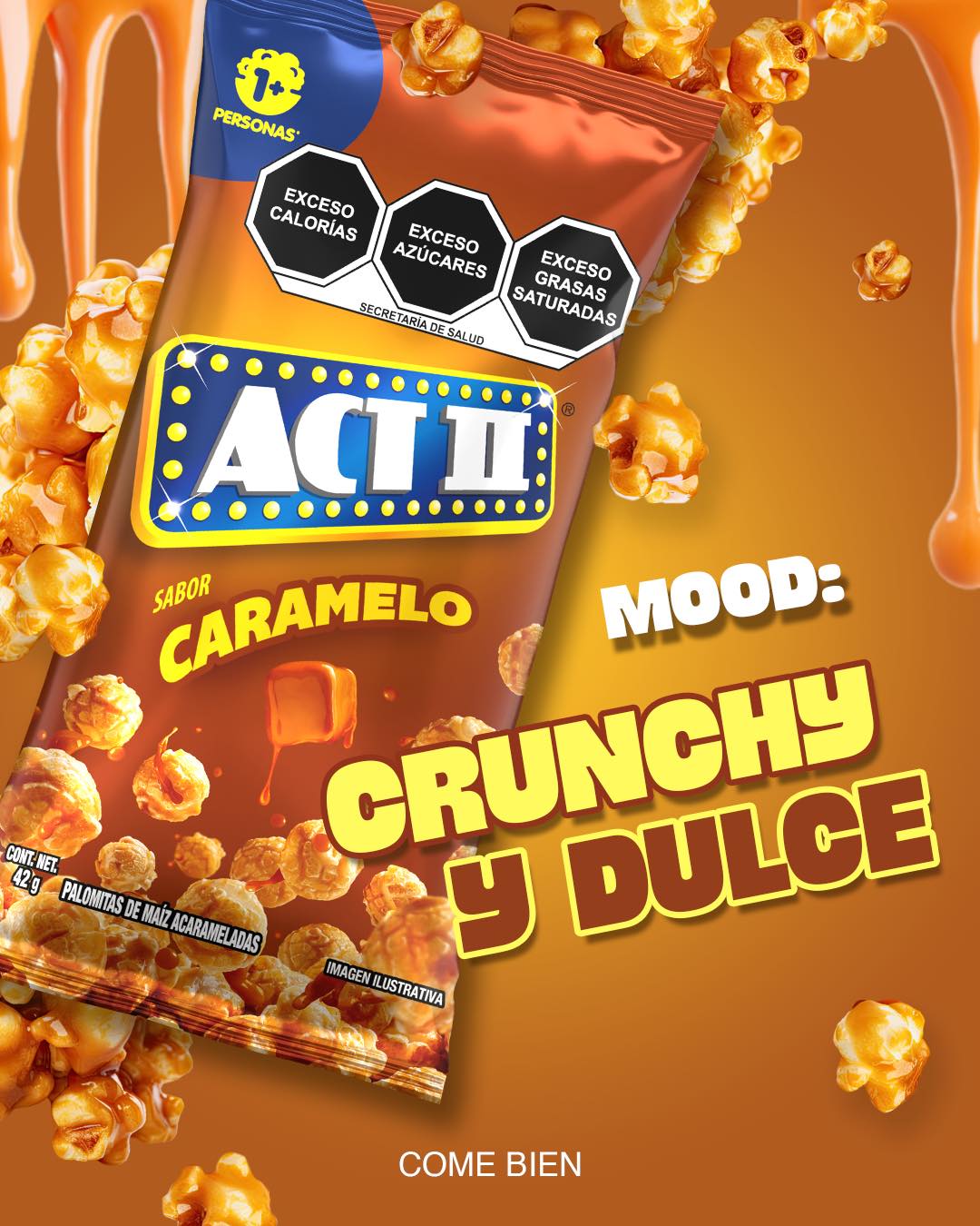 Act - Cuando tu vibe es crunchy & dulce 🤎🍿 Este snack es el match ...