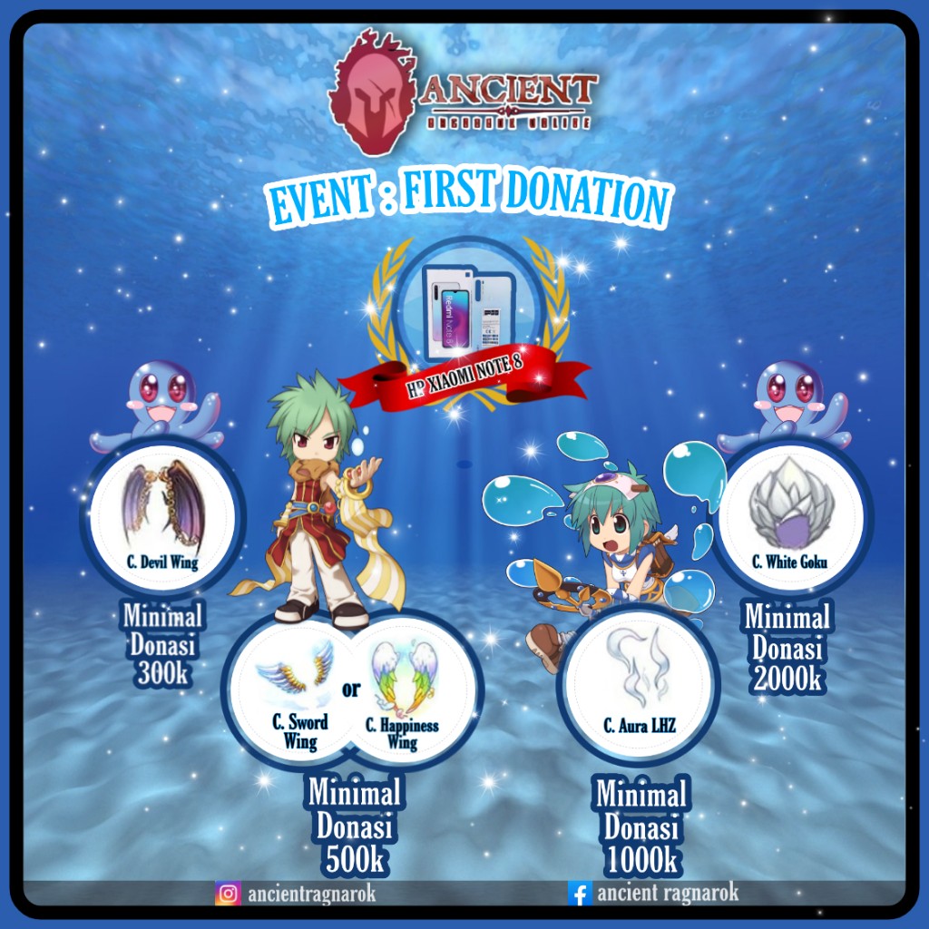 Ancient Ragnarok - Event 1st donasi : - Minimal donasi 300k akan ...