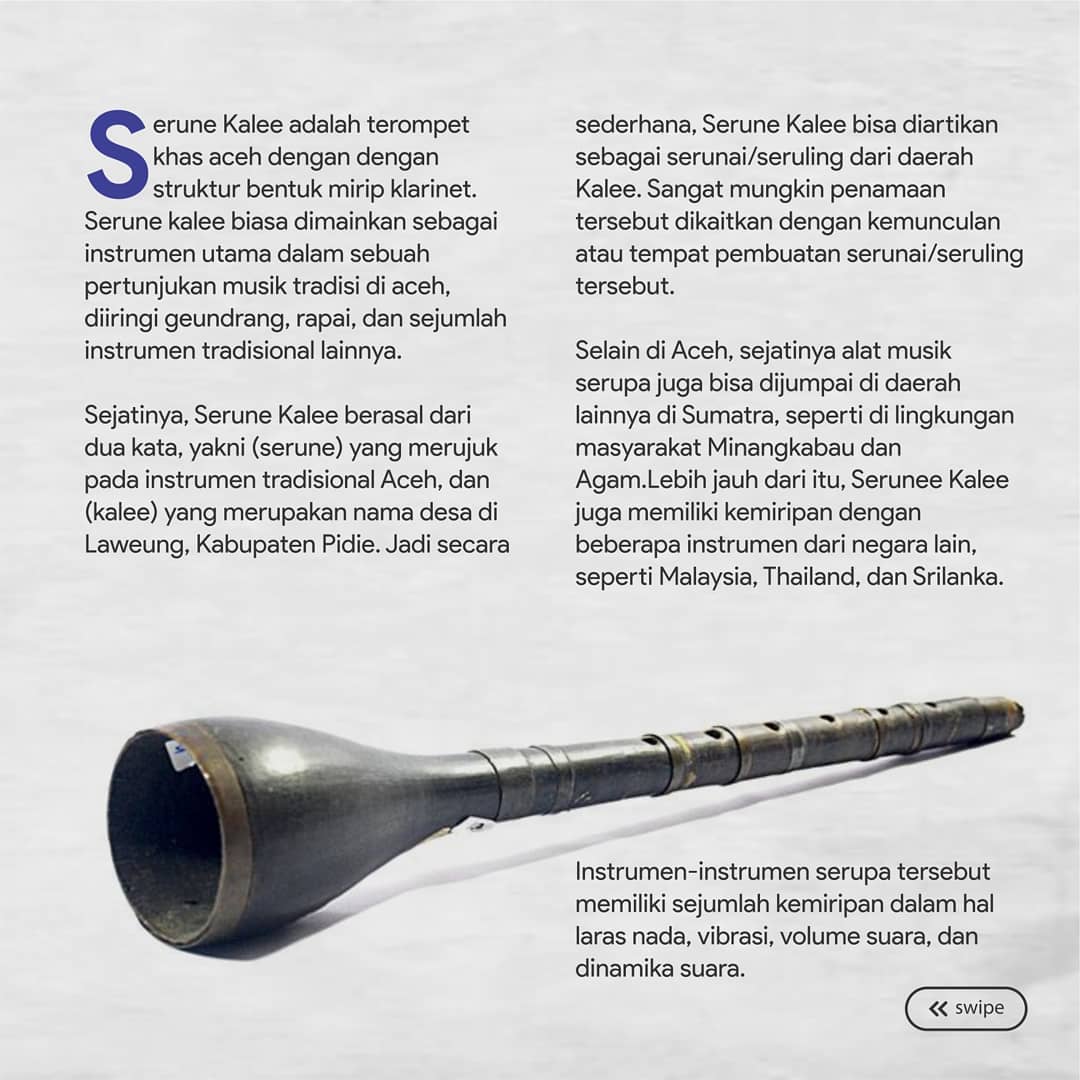 Serune Kalee merupakan alat musik... - KramKrum Project