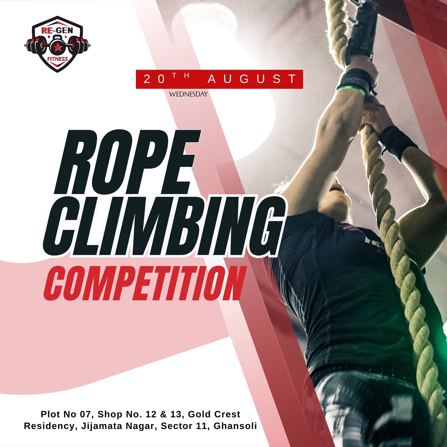 Re-Gen - 🧗‍♂️🔥 Rope Climbing Competition at REGEN FITNESS! 🔥🧗‍♀️ Are ...
