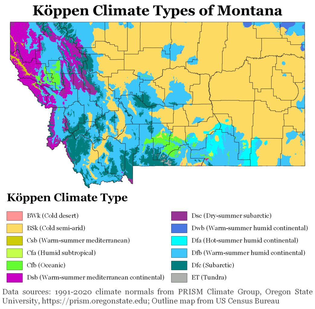 Brilliant Maps - Montana Climate Map | Facebook