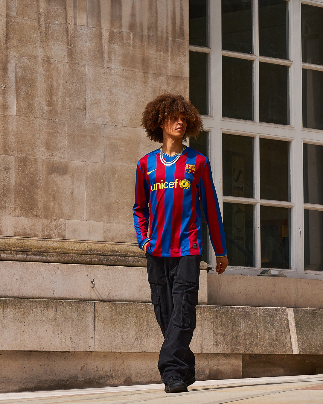 ぷ*ん様 FC Barcelona 2009 Final Messi 長袖ユニフ Barcelona 2009 Player Issue Home by Nike 😮‍💨 Long sleeves x Messi.