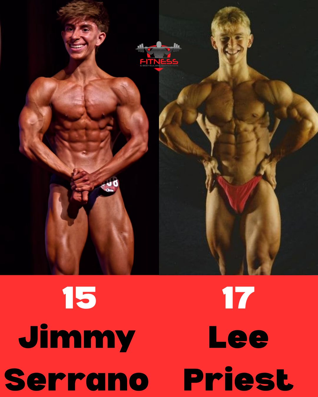 Fitness - Two Generations, One Passion 💯 Jimmy Serrano at 15 and Lee ...