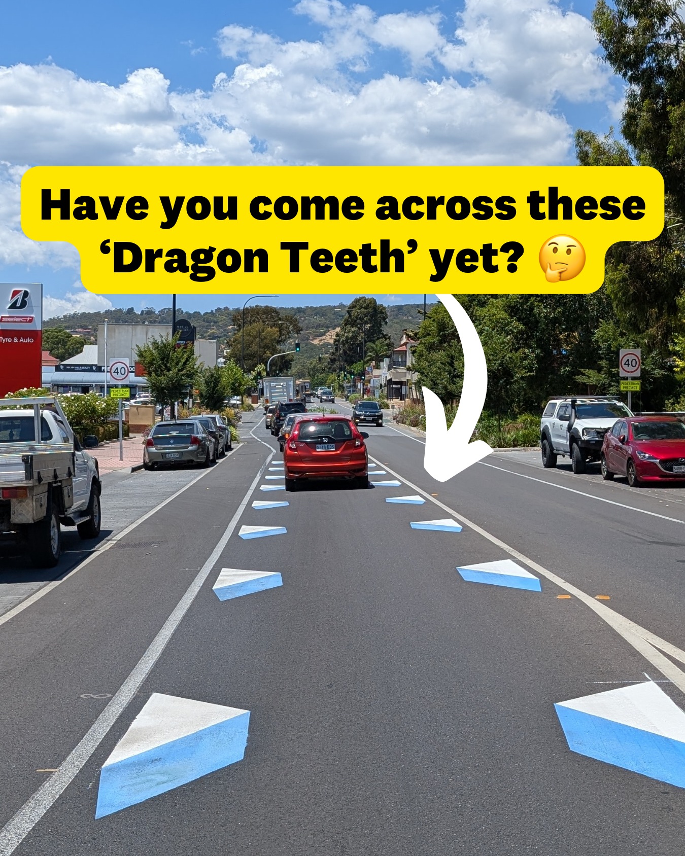 RAA - Have you seen these new 3D ‘Dragon Teeth’ markings... | Facebook