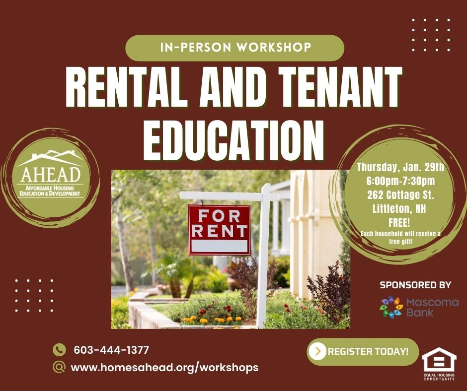 🏠 Getting ready for a new apartment? Join us for our Rental & Tenant ...