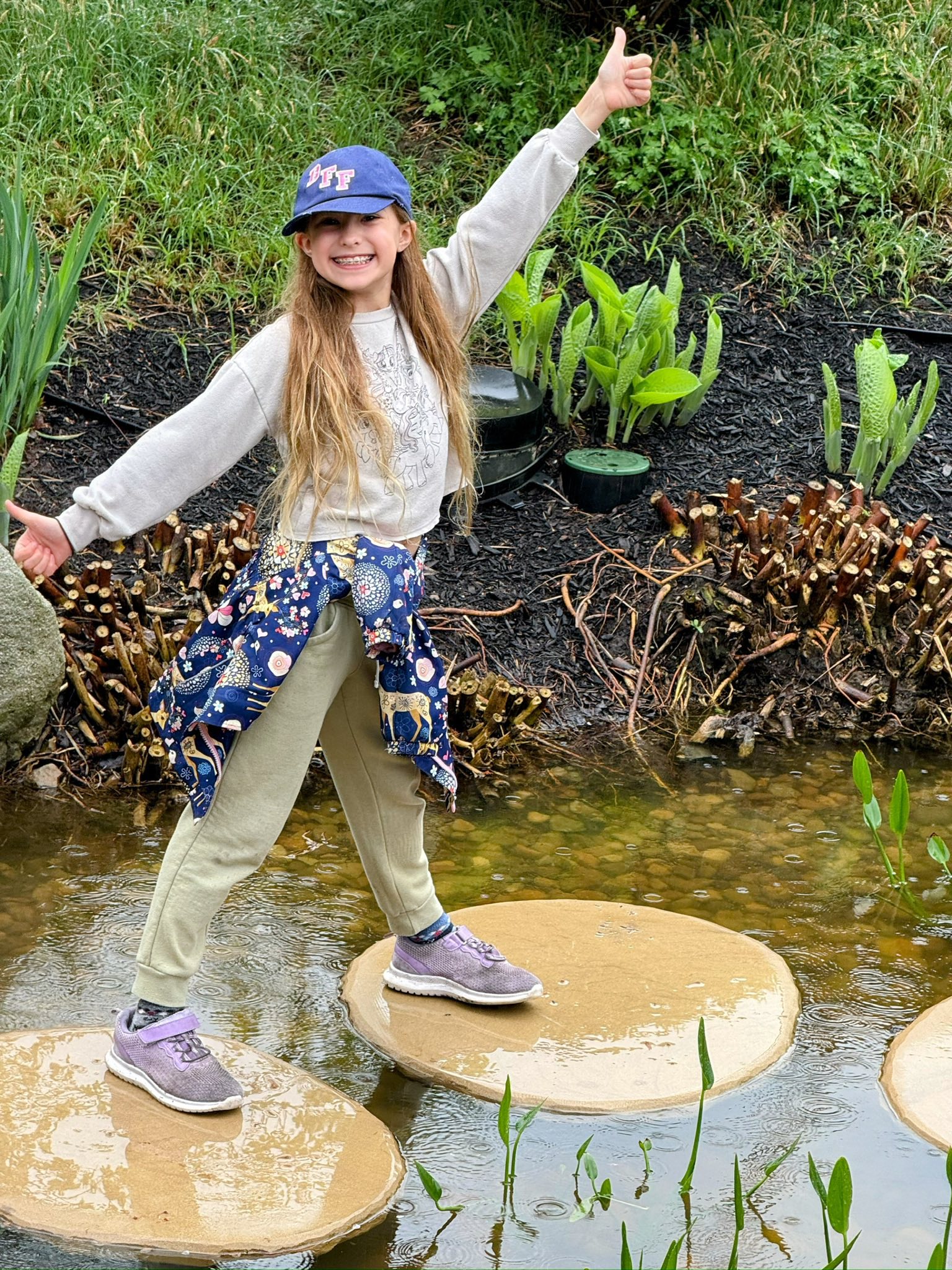 The steppingstone pathway across... - Rabkin Japanese Gardens | Facebook