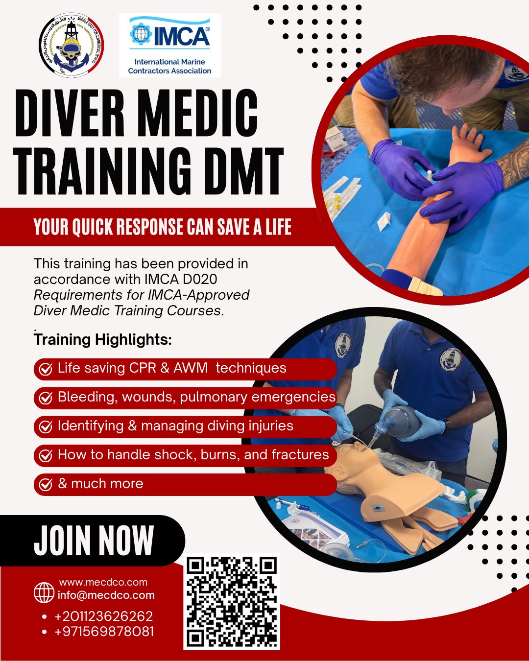 Middle East For Commercial Diving MECD الشرق الأوسط للغوص التجارى ...