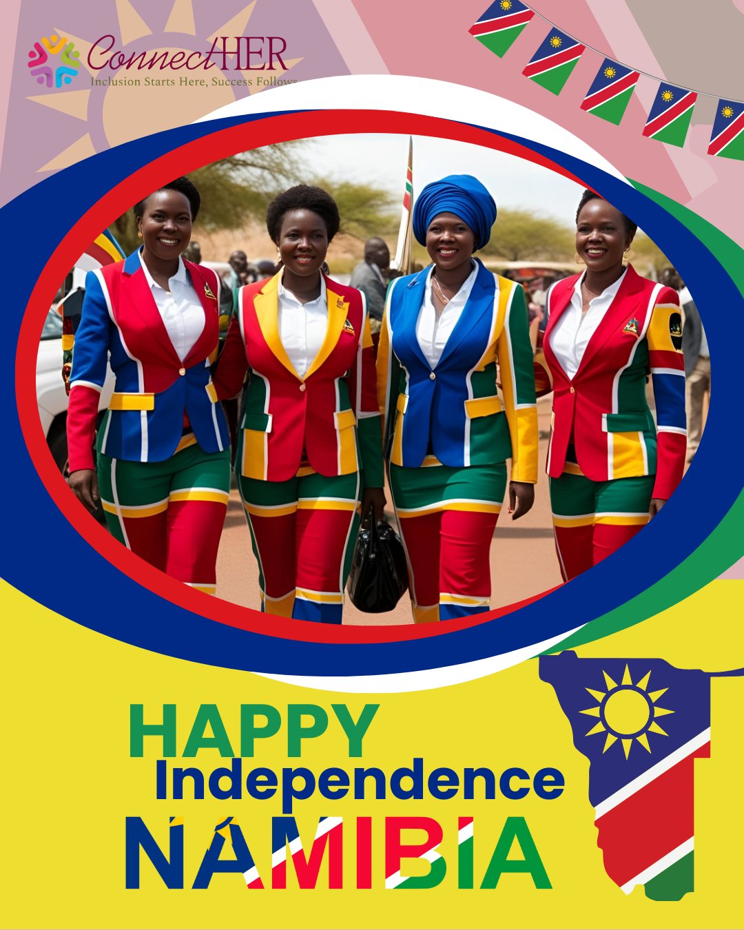 Connecther - 🇳🇦 Happy Independence Day, Namibia! 🇳🇦 Today, we celebrate ...
